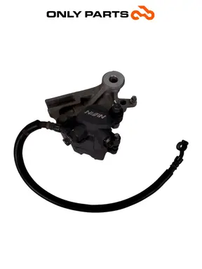Gebrauchte Pinza freno posteriore Honda CB 500 F 500cc 2014 Nero — echtes Foto 3