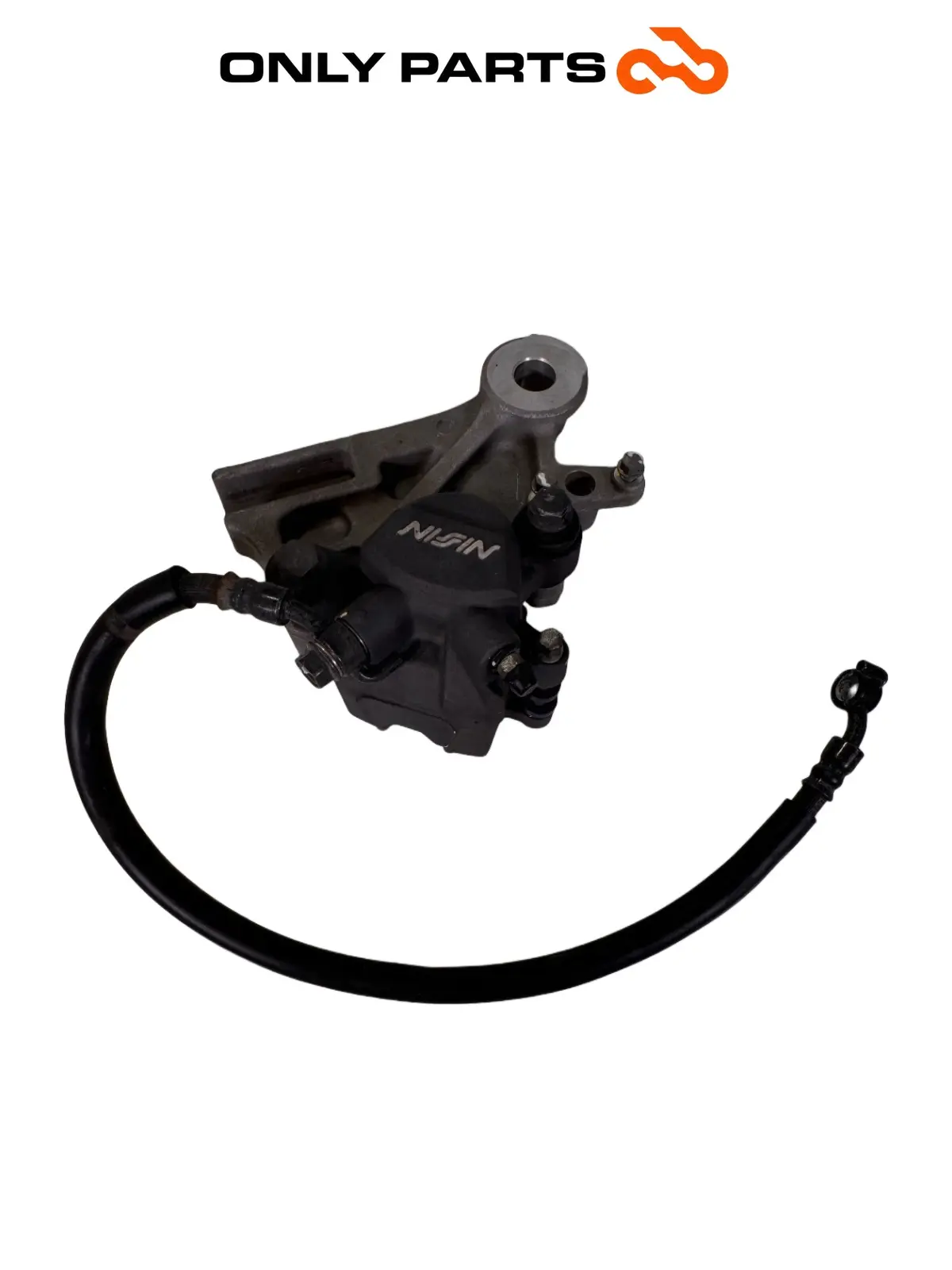 Gebrauchte Pinza freno posteriore Honda CB 500 F 500cc 2014 Nero — echtes Foto 3