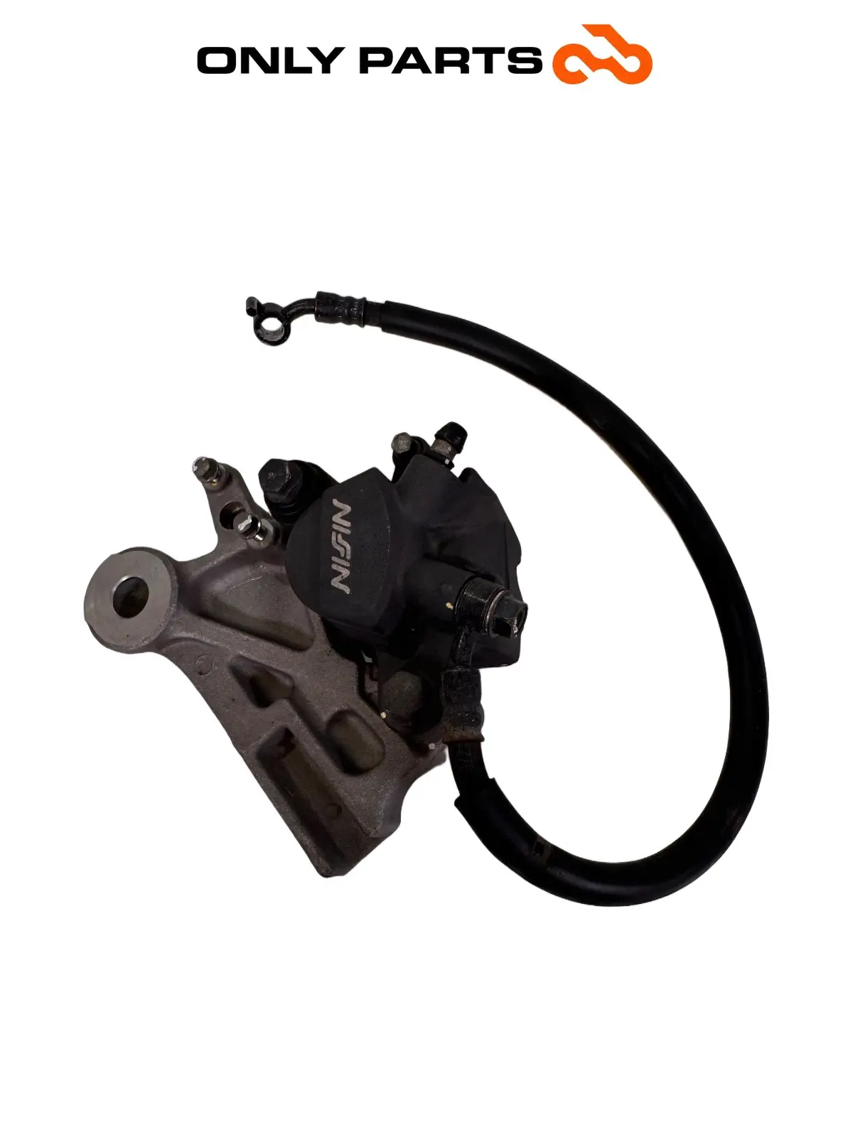 Gebrauchte Pinza freno posteriore Honda CB 500 F 500cc 2014 Nero — echtes Foto 4