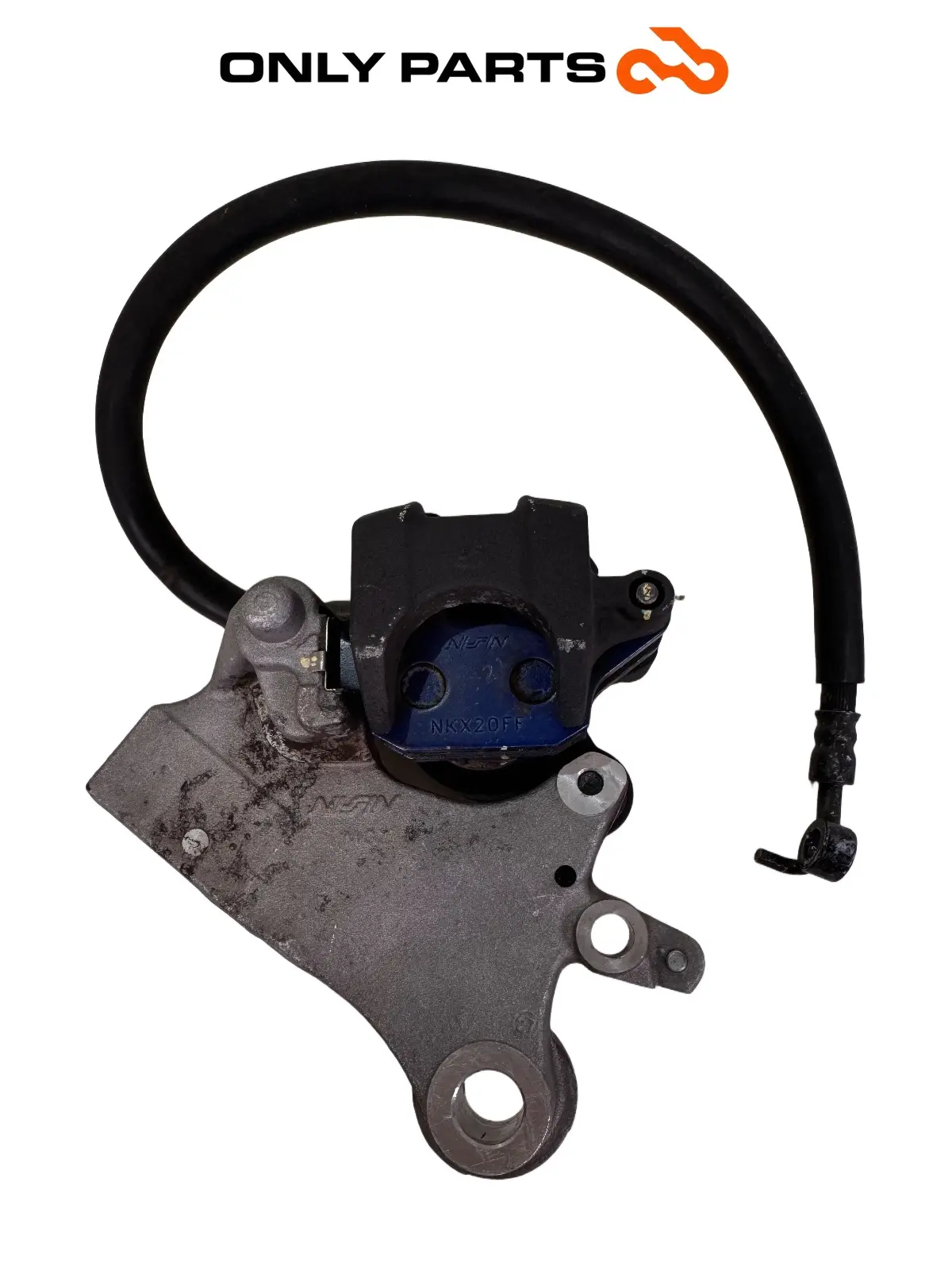 Gebrauchte Pinza freno posteriore Honda CB 500 F 500cc 2014 Nero — echtes Foto 5