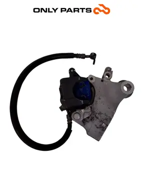 Gebrauchte Pinza freno posteriore Honda CB 500 F 500cc 2014 Nero — echtes Foto 6