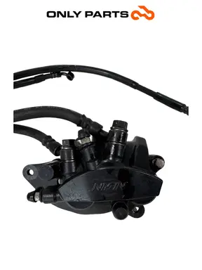 Gebrauchte Pinza freno posteriore + staffa e tubi Honda PCX 125cc 2011 Grigio — echtes Foto 7
