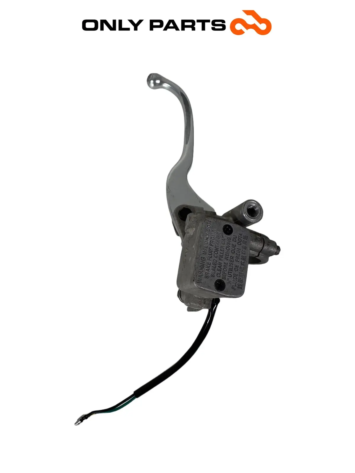 Gebrauchte Pompa freno anteriore destra + leva Kymco People S 300cc 2021 Grigio — echtes Foto 4