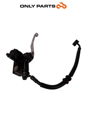 Gebrauchte pompa freno anteriore DX Honda CB 500 F 500cc 2014 Nero — echtes Foto 4