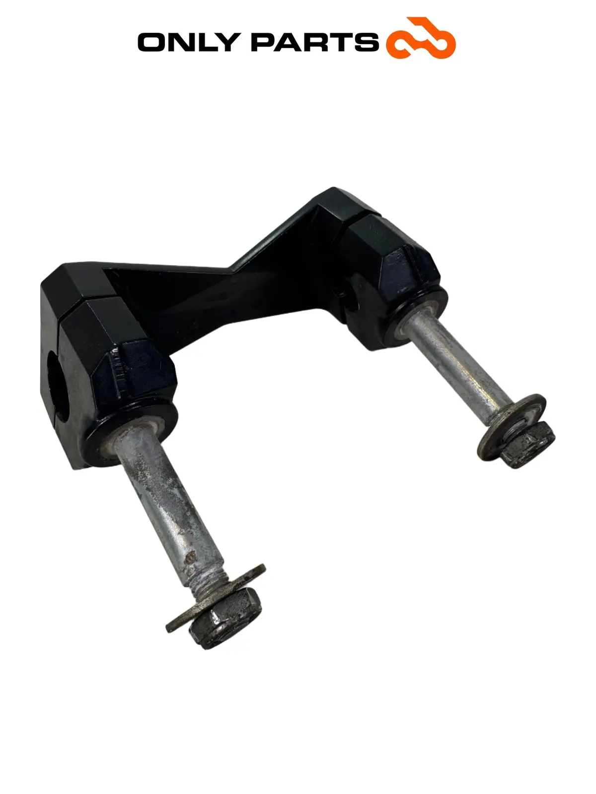 Gebrauchte Ponte manubrio / Riser Kawasaki Z 750cc 2004 Nera — echtes Foto 1