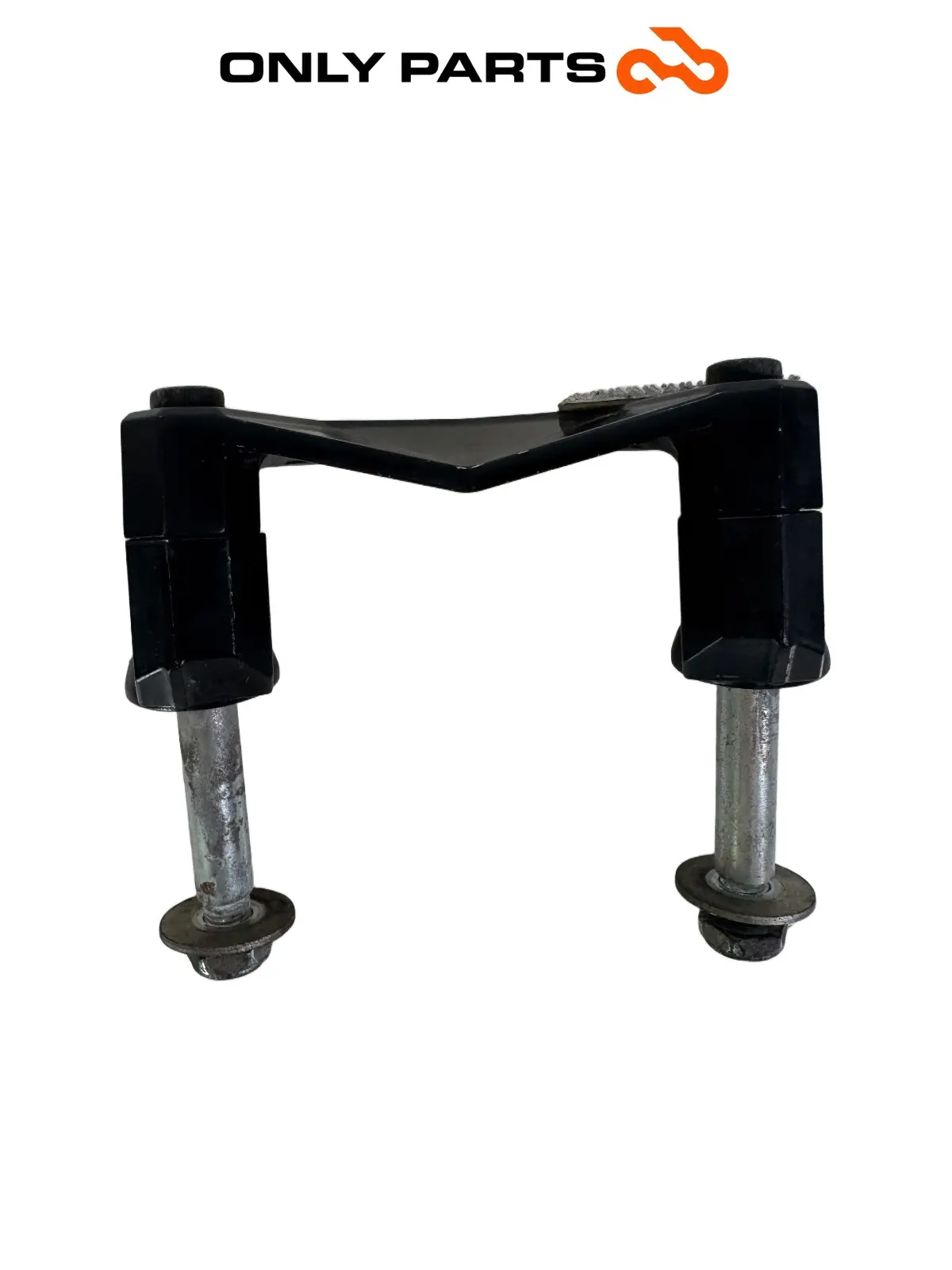 Gebrauchte Ponte manubrio / Riser Kawasaki Z 750cc 2004 Nera — echtes Foto 2
