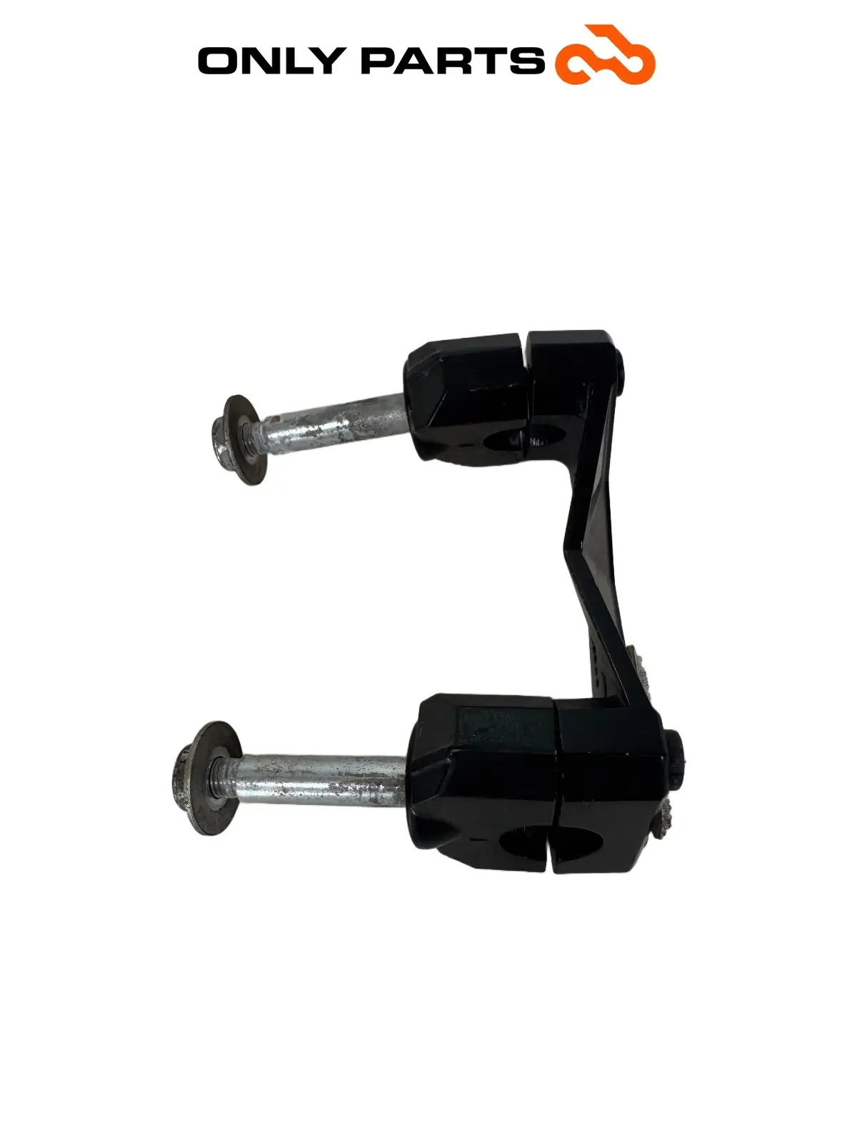 Gebrauchte Ponte manubrio / Riser Kawasaki Z 750cc 2004 Nera — echtes Foto 3