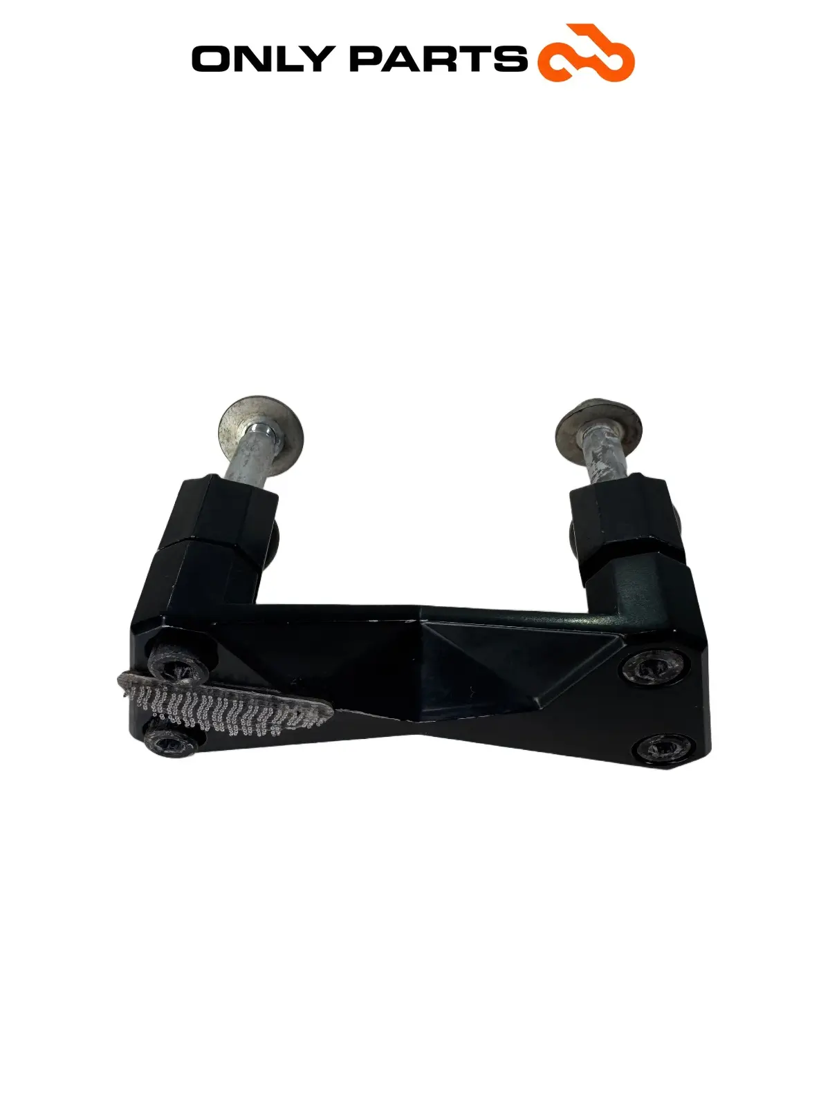 Gebrauchte Ponte manubrio / Riser Kawasaki Z 750cc 2004 Nera — echtes Foto 4