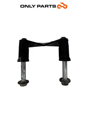 Gebrauchte Ponte manubrio / Riser Kawasaki Z 750cc 2004 Nera — echtes Foto 5