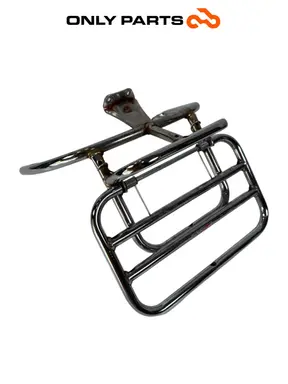KRÓM HÁTSÓ CSOMAGTARTÓ LEHAJTHATÓ PIAGGIO VESPA LX 125 2011 Piaggio Vespa Lx 125cc 2011 Nero használt — valódi fotó 8