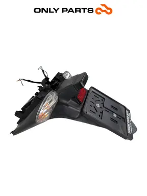 Used Portatarga + coppia frecce posteriori Honda PCX 125cc 2011 Grigio — real photo 4