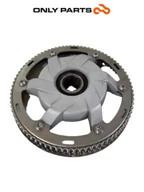 RIEMPOELIE TANDWIEL AANDRIJVING BMW F 650 CS 2001 OEM BMW F 650 CS 2001 Grigio tweedehands — echte foto 2