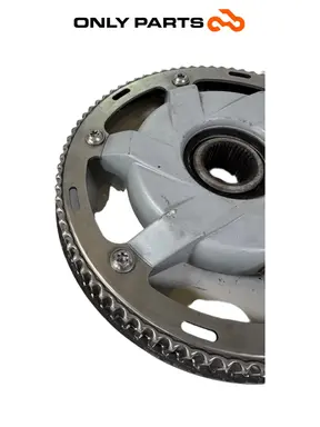 RIEMPOELIE TANDWIEL AANDRIJVING BMW F 650 CS 2001 OEM BMW F 650 CS 2001 Grigio tweedehands — echte foto 5