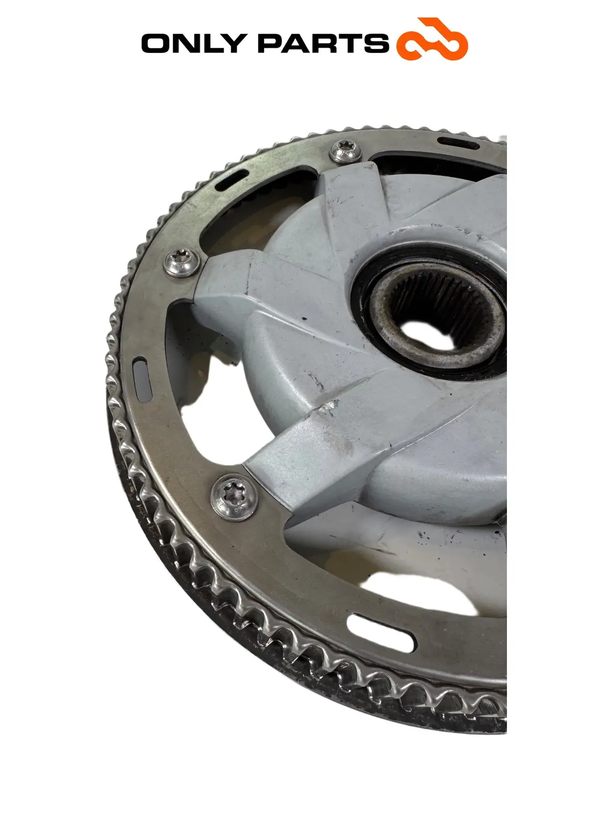 RIEMPOELIE TANDWIEL AANDRIJVING BMW F 650 CS 2001 OEM BMW F 650 CS 2001 Grigio tweedehands — echte foto 5