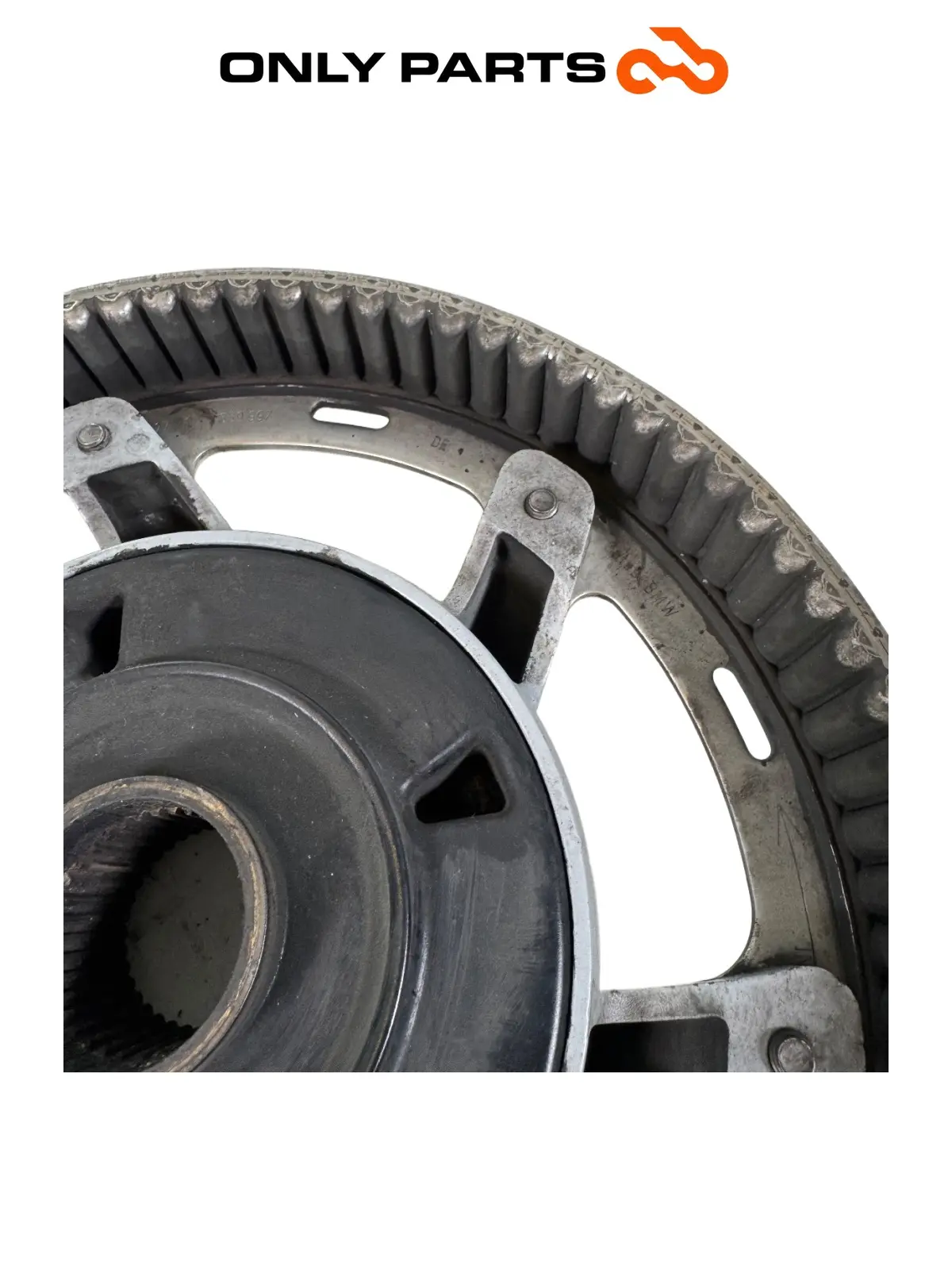 RIEMPOELIE TANDWIEL AANDRIJVING BMW F 650 CS 2001 OEM BMW F 650 CS 2001 Grigio tweedehands — echte foto 8