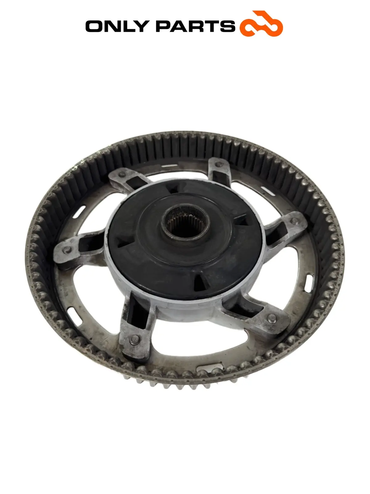 RIEMPOELIE TANDWIEL AANDRIJVING BMW F 650 CS 2001 OEM BMW F 650 CS 2001 Grigio tweedehands — echte foto 9