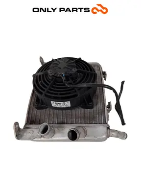 Gebrauchte Radiatore acqua + ventola BMW C 400 X 400cc 2020 Blu — echtes Foto 7