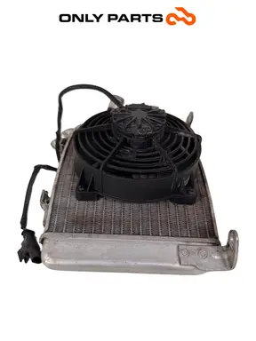 Gebrauchte Radiatore acqua + ventola BMW C 400 X 400cc 2020 Blu — echtes Foto 9