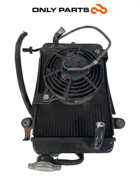 Radiatore acqua + ventola Honda SH 300i 2008 Grigio używana — prawdziwe zdjęcie 10