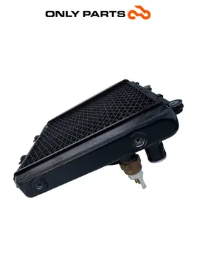 Gebrauchte Radiatore acqua + ventola Kawasaki Er-5 500cc 2002 — echtes Foto 3