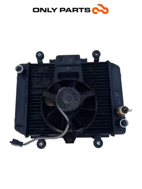 Gebrauchte Radiatore acqua + ventola Kawasaki Er-5 500cc 2002 — echtes Foto 6