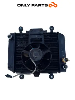 Gebrauchte Radiatore acqua + ventola Kawasaki Er-5 500cc 2002 — echtes Foto 7
