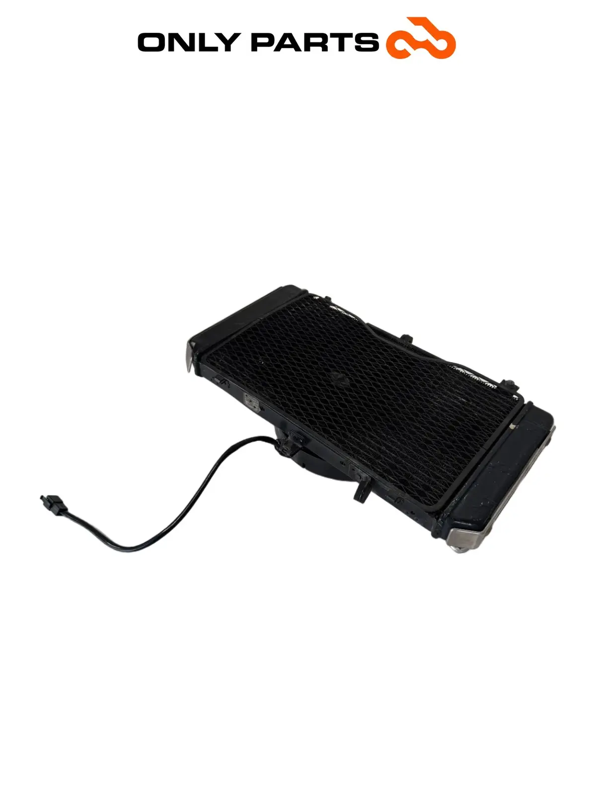 Gebrauchte Radiatore acqua + ventola Kawasaki Z 750cc 2004 Nera — echtes Foto 3