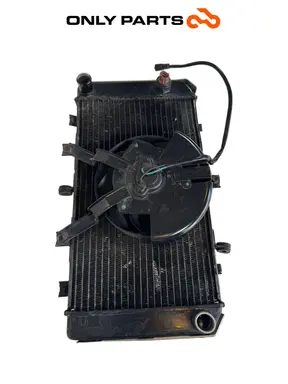 Gebrauchte Radiatore acqua + ventola Kawasaki Z 750cc 2004 Nera — echtes Foto 7
