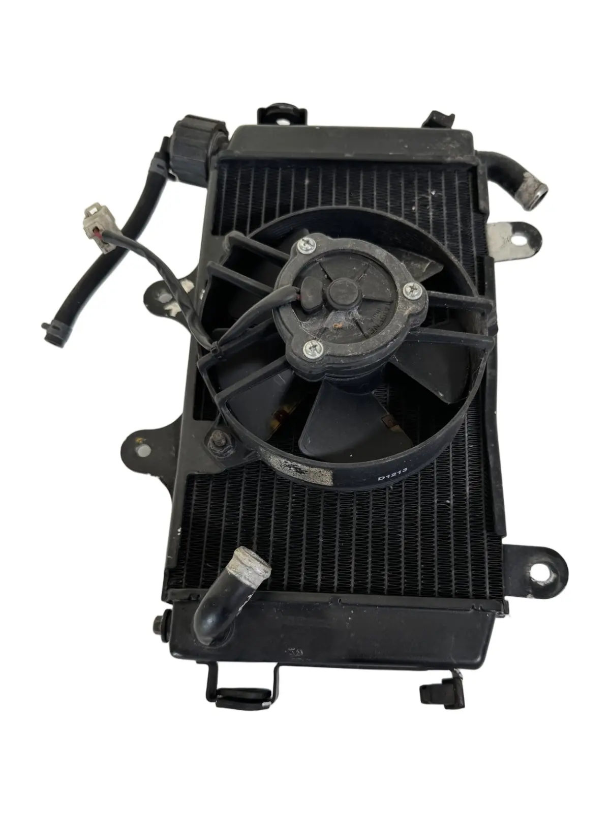 Gebrauchte Radiatore acqua + ventola KTM Duke 200cc 2012 Arancione — echtes Foto 5