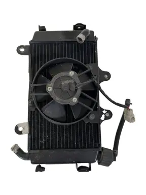 Gebrauchte Radiatore acqua + ventola KTM Duke 200cc 2012 Arancione — echtes Foto 8