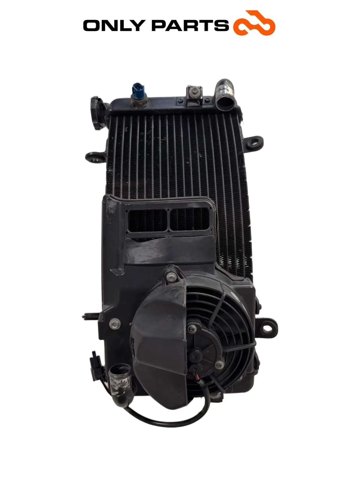 Gebrauchte Radiatore acqua + ventola KTM Super Duke 990cc 2006 Nero/Arancione — echtes Foto 2