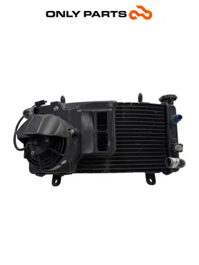 Gebrauchte Radiatore acqua + ventola KTM Super Duke 990cc 2006 Nero/Arancione — echtes Foto 6
