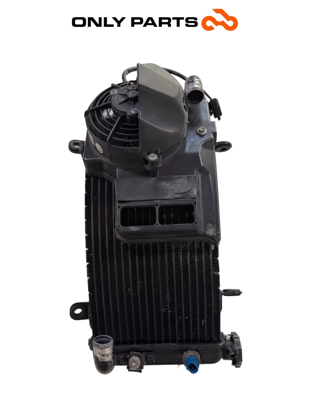 Gebrauchte Radiatore acqua + ventola KTM Super Duke 990cc 2006 Nero/Arancione — echtes Foto 7