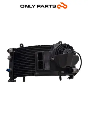 Gebrauchte Radiatore acqua + ventola KTM Super Duke 990cc 2006 Nero/Arancione — echtes Foto 8