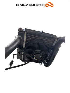 Gebrauchte Radiatore acqua + ventola Kymco People S 300cc 2021 Grigio — echtes Foto 5