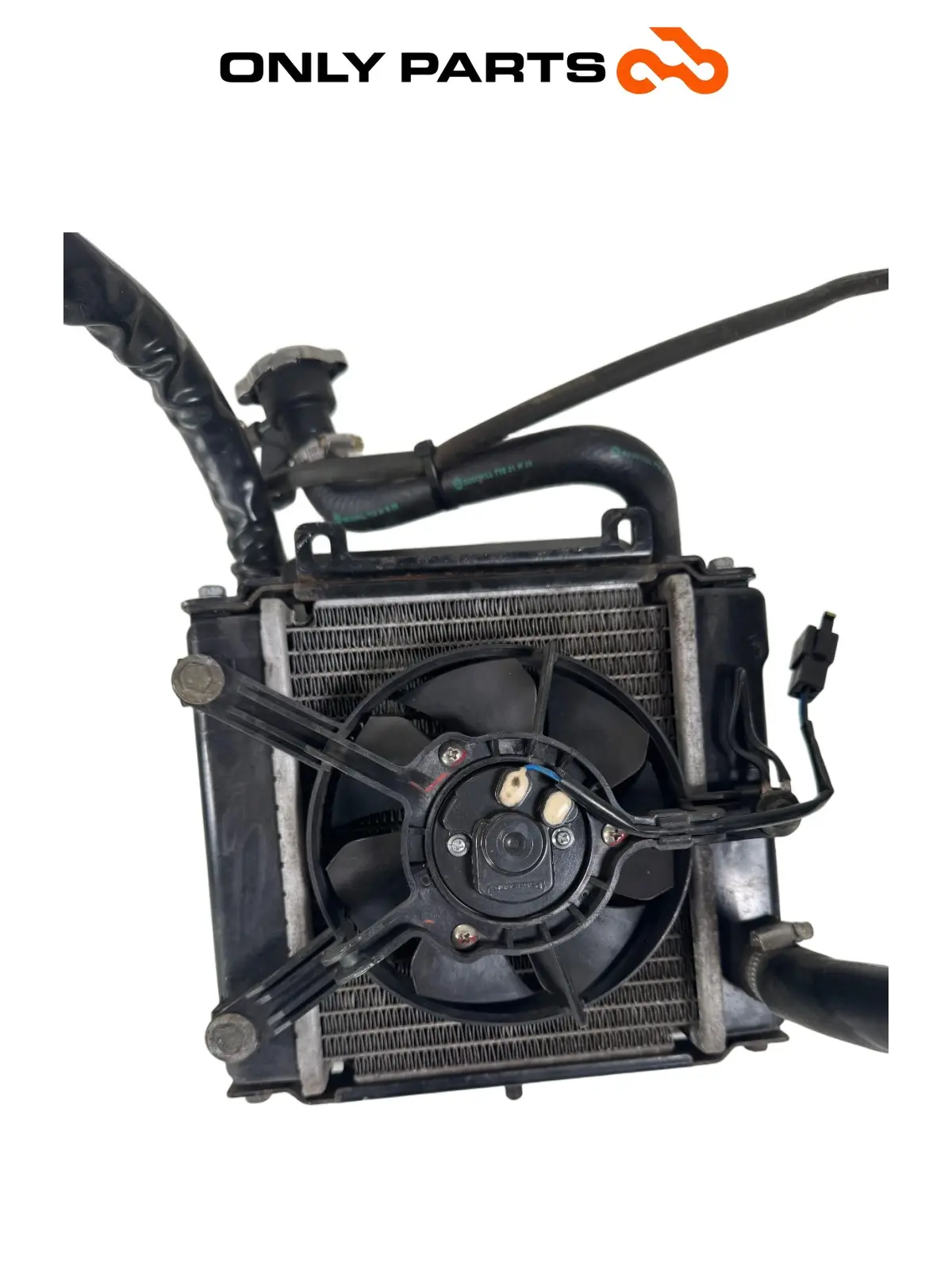 Gebrauchte Radiatore acqua + ventola Kymco People S 300cc 2021 Grigio — echtes Foto 9