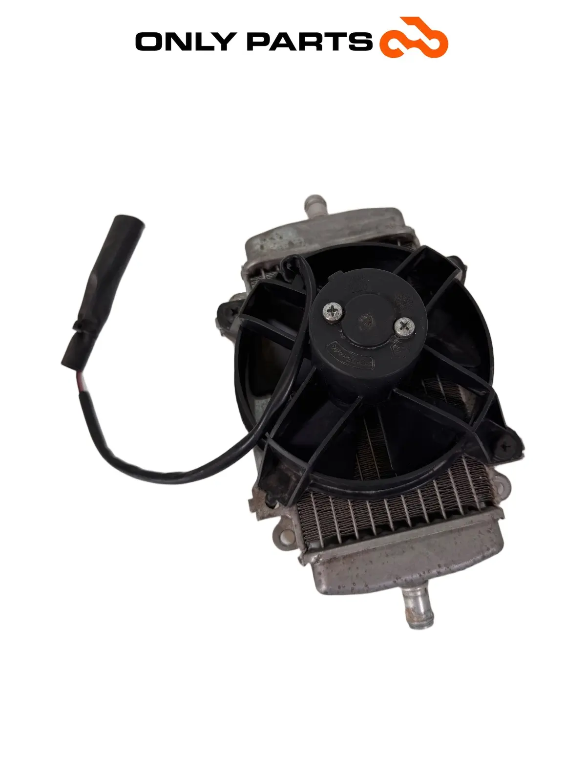 Gebrauchte Radiatore acqua + ventola Piaggio Vespa GT 200cc 2003 Viola — echtes Foto 8