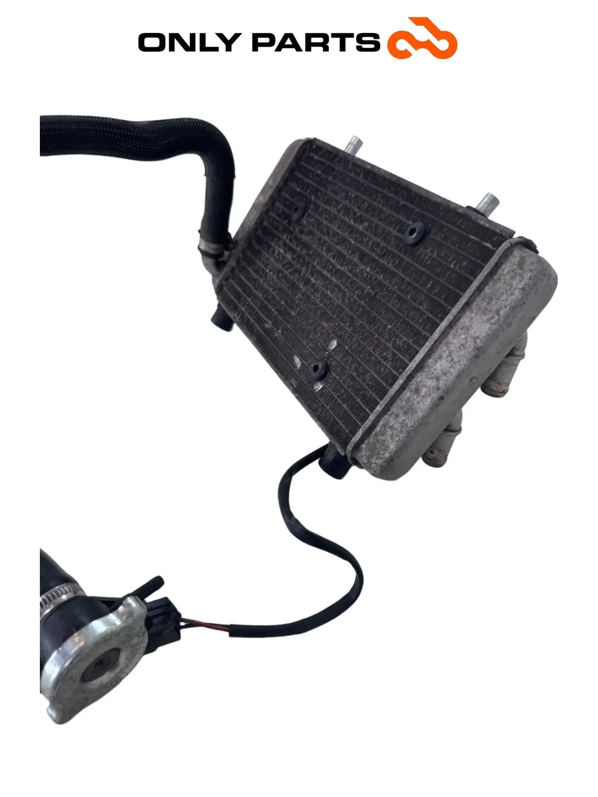 Gebrauchte Radiatore acqua + ventola Yamaha X-max 125cc 2014 Grigio opaco — echtes Foto 4