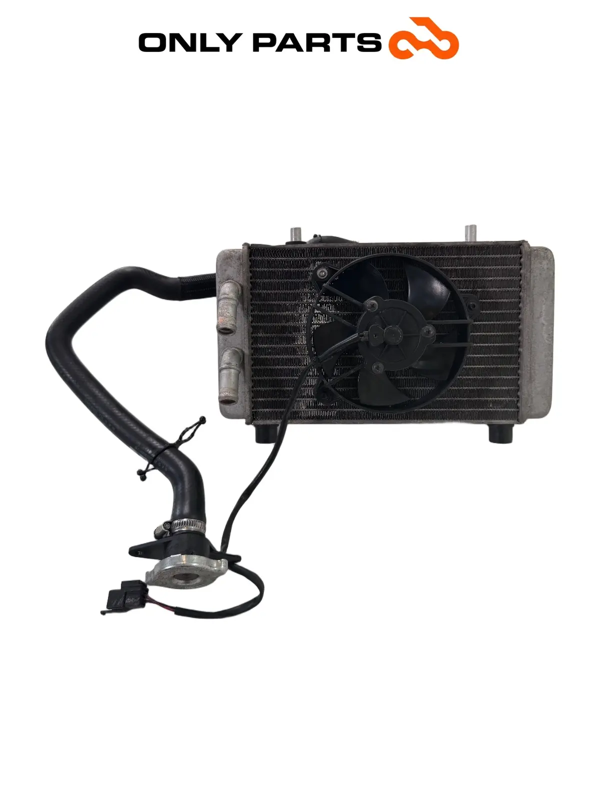 Gebrauchte Radiatore acqua + ventola Yamaha X-max 125cc 2014 Grigio opaco — echtes Foto 6