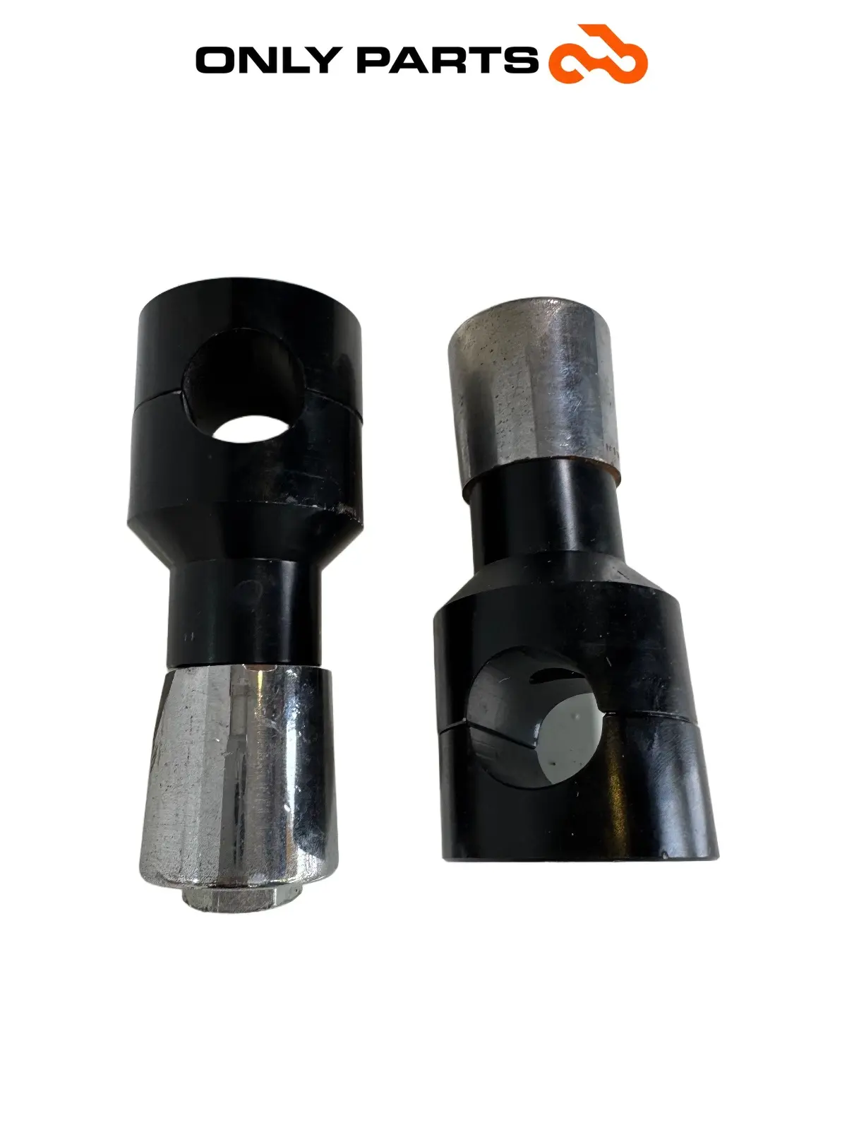PÁR RISERŮ ŘÍDÍTEK AFTERMARKET 22MM HONDA VTR 1000 F 1999 Honda VTR 1000 F 1999 Rosso použitý — skutečná fotka 6
