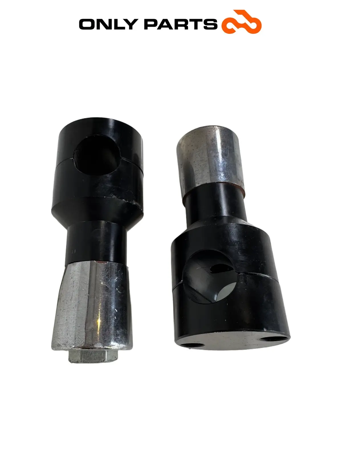 PÁR RISERŮ ŘÍDÍTEK AFTERMARKET 22MM HONDA VTR 1000 F 1999 Honda VTR 1000 F 1999 Rosso použitý — skutečná fotka 7