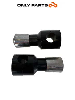 PÁR RISERŮ ŘÍDÍTEK AFTERMARKET 22MM HONDA VTR 1000 F 1999 Honda VTR 1000 F 1999 Rosso použitý — skutečná fotka 8