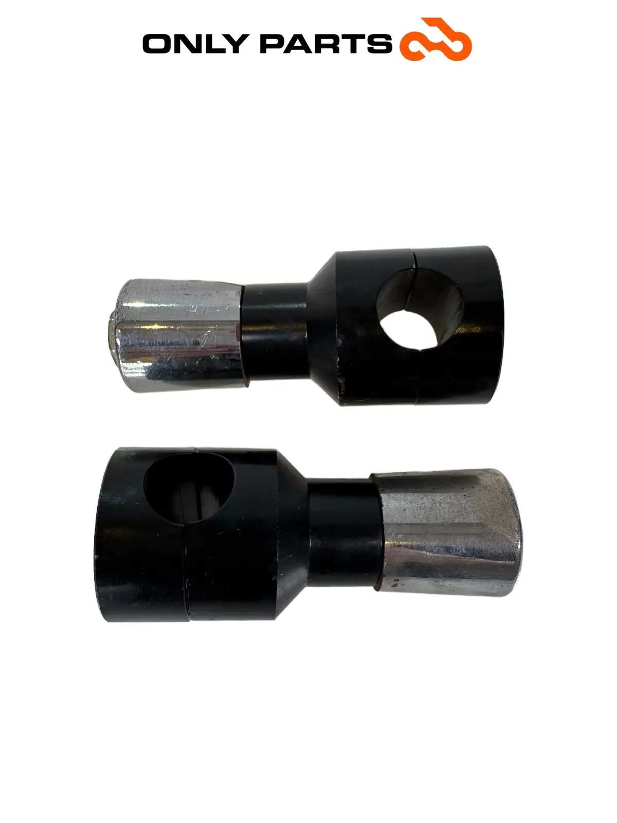 PÁR RISERŮ ŘÍDÍTEK AFTERMARKET 22MM HONDA VTR 1000 F 1999 Honda VTR 1000 F 1999 Rosso použitý — skutečná fotka 8