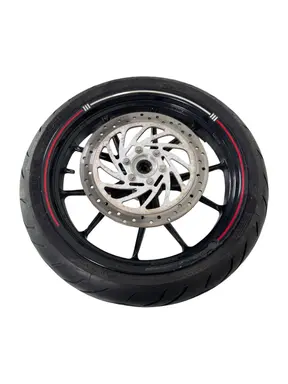 Gebrauchte Ruota anteriore completa KTM Duke 200cc 2012 Arancione — echtes Foto 5