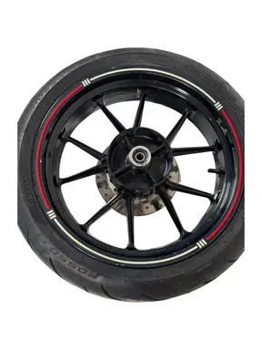 Gebrauchte Ruota posteriore completa KTM Duke 200cc 2012 Arancione — echtes Foto 10