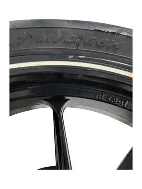 Gebrauchte Ruota posteriore completa KTM Duke 200cc 2012 Arancione — echtes Foto 14