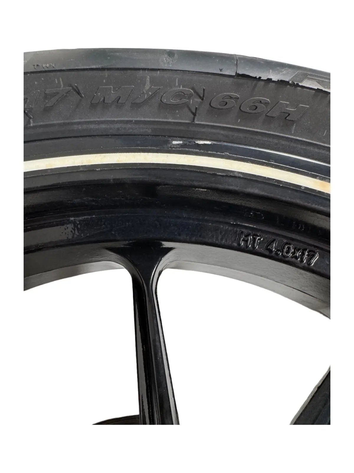 Gebrauchte Ruota posteriore completa KTM Duke 200cc 2012 Arancione — echtes Foto 14