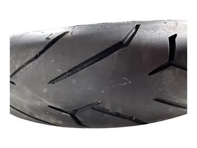 Gebrauchte Ruota posteriore completa KTM Duke 200cc 2012 Arancione — echtes Foto 16