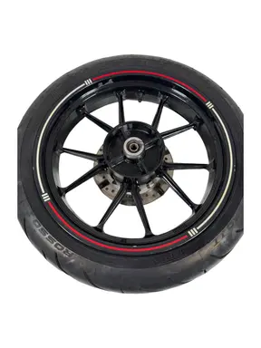 Gebrauchte Ruota posteriore completa KTM Duke 200cc 2012 Arancione — echtes Foto 9