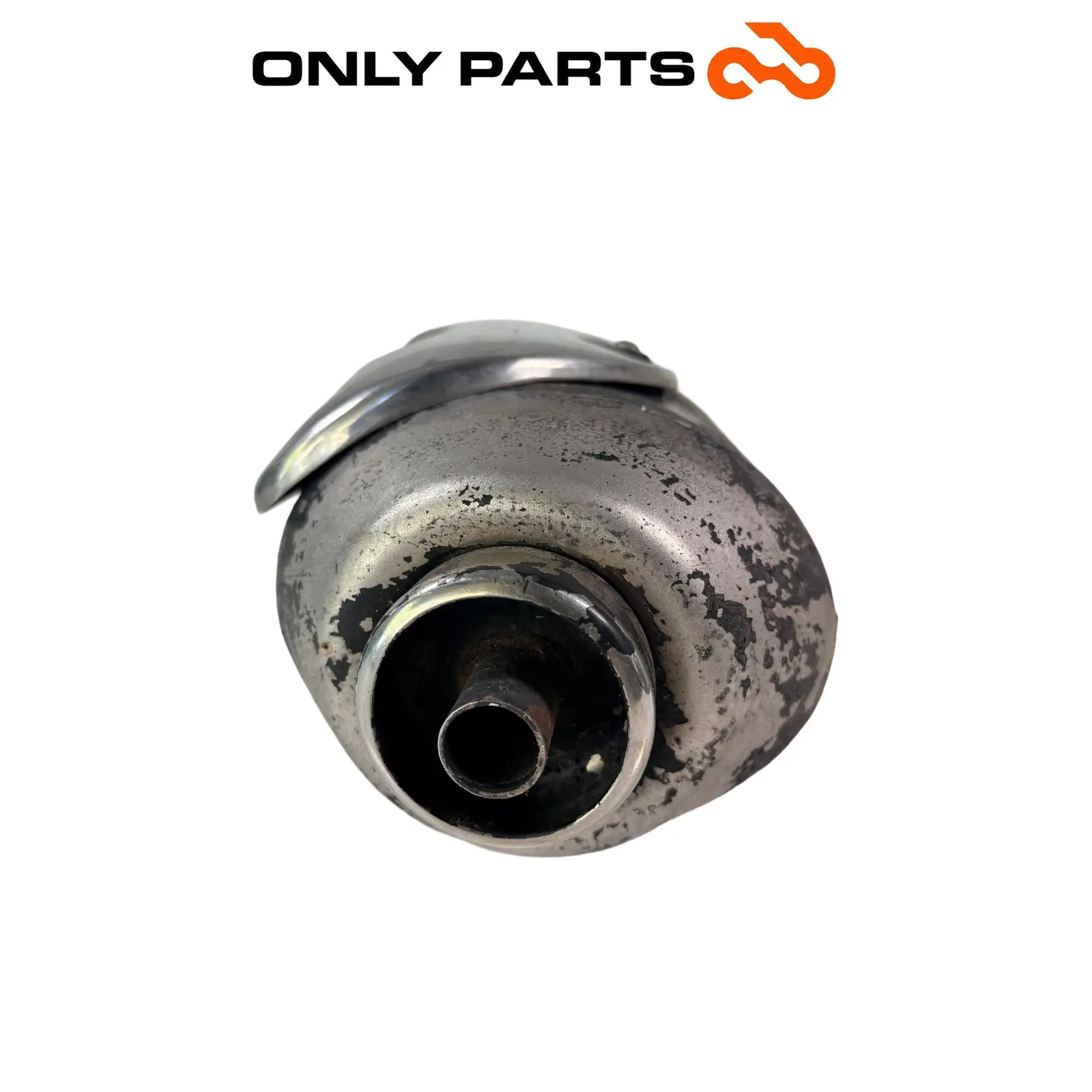 Scarico completo + sonda lambda Aprilia Scarabeo 300cc 2010 Bianco usato — foto reale 8